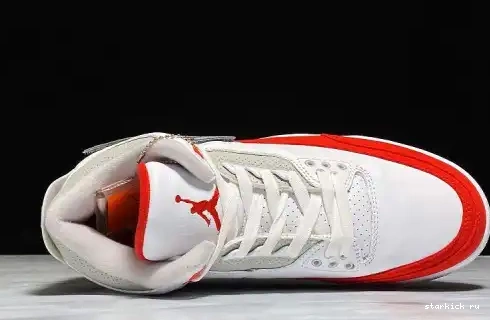 3 JORDAN CJ0939-100 AIR WHITE RED CJ0939-100 TINKER RETRO UNIVERSITY 0425